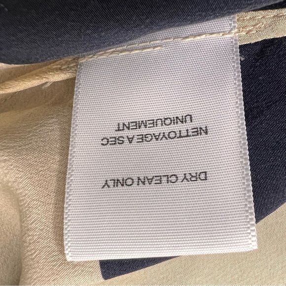 Joie Black & Tan Striped Scoop Neck Tunic Sleeveless Silk Blouse - Picture 10 of 11